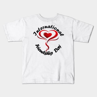 Friendship Day with Love Kids T-Shirt